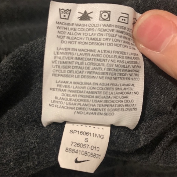 Nike Sportswear Heather Dark Gray Jacket Size S - Picture 6 of 6